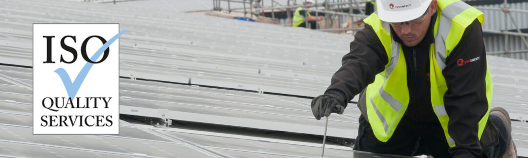 Commercial rooftop solar PV installation from EvoEnergy