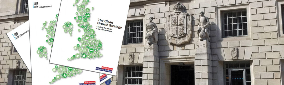 Clean Growth Strategy report released by BEIS