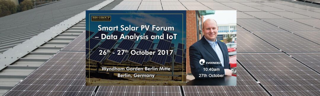 Smart Solar PV Forum 26th and 27th October