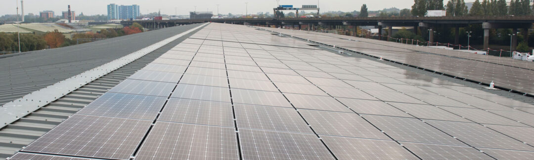 Rooftop solar PV installation receiving subsidy via the feed-in tariff