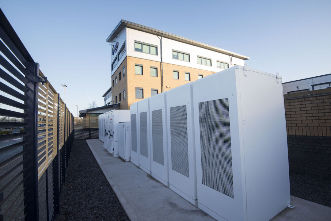 Tesla Solar Battery Storage installed in Lyreco