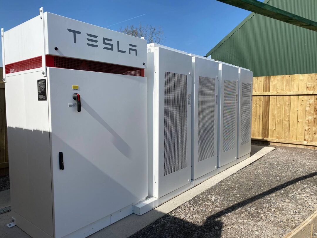 commercial solar tesla battery pack