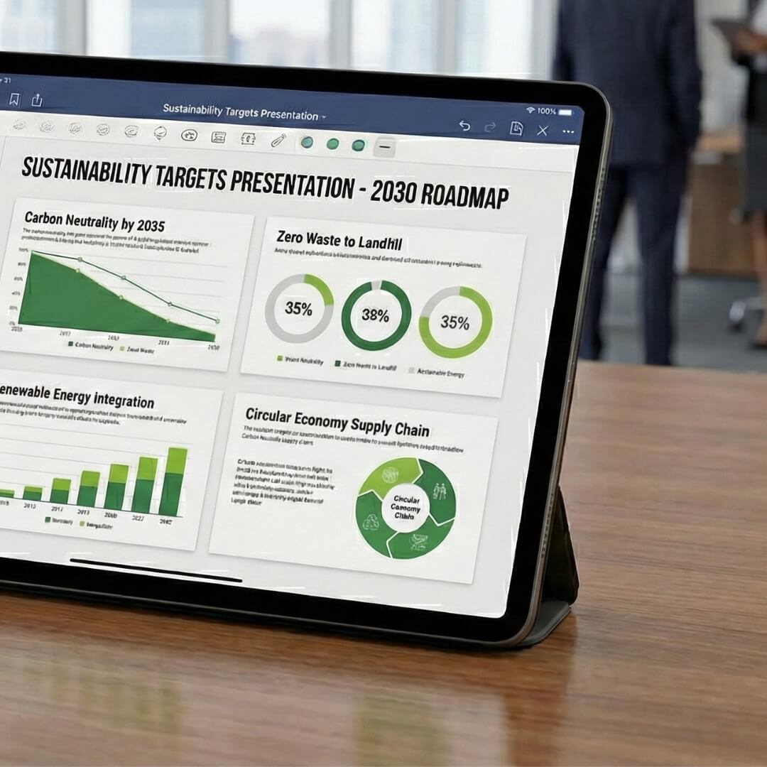 meet company sustainability targets with solar and commercial batteries